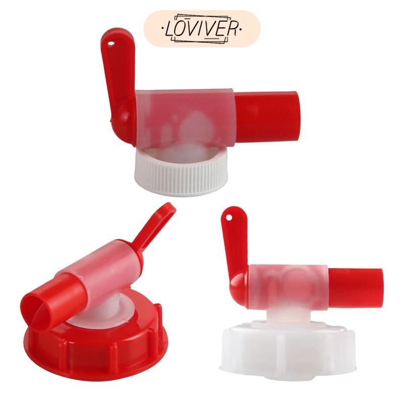 LOVIVER Ton Bucket Valve Adaptor Quick Serve Tap สําหรับ Plant Nutrient Solution Dispensing Tank Water Tap Tank Container Switch Adapter