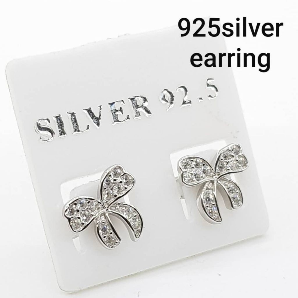 คู่ (E-114) สตั๊ดหู/ต่างหู เงิน 925