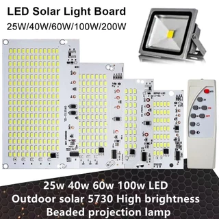 MELODYGOODS1FJ 1 ชิ้นไฟ LED ความสว่างสูง 25/40/60/100/250 วัตต์แหล่งกําเนิดแสงแผง,พร้อมรีโมทคอนโทรลแสงสีขาว SMD5730 รีโมทคอนโทรล Floodlight