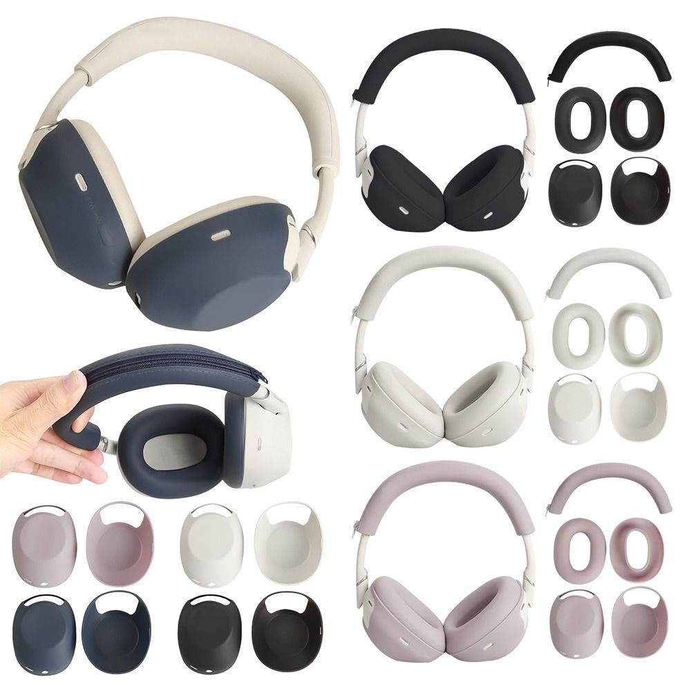 ที่ป้องกันหูฟัง,ฝาครอบหูฟังไร้สายซิลิโคนอ่อนนุ่ม,แผ่นรองชุดหูฟังป้องกันรอยขีดข่วนที่ทนทานสําหรับชุดหูฟังบลูทูธ ว-1000XM6 - รูปที่ 4