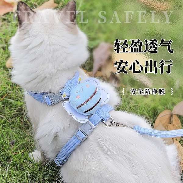 เกรดพรีเมี่ยม สายจูงแมว สายจูงแมว petkit สายจูงสัตว์เลี้ยง สายจูงแมวรัดอก สายจูงแมว แมวลากเชือกแมวป้องกันการแตกหักแมวเชือกเชือกแมวเดินเชือกสายรัดแมวลื่นออกสัตว์เลี้ยงพิเศษสมอโซ่โซ่