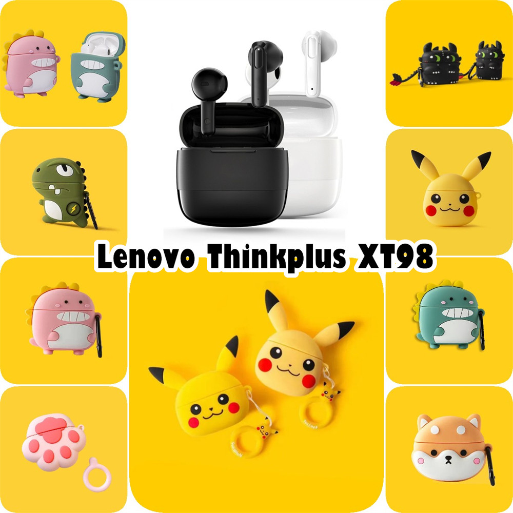 Fast Shipment สําหรับ Lenovo Thinkplus XT98 กรณีปลอกซิลิโคนอ่อนนุ่มหูฟังกรณีการ์ตูนสร้างสรรค์