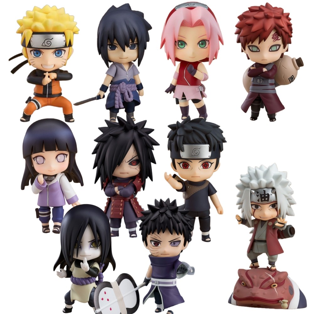 Naruto Shippuden ตัวละครหลัก Naruto/Sasuke/Sakura/Hinata/Jiraiya/Orochimaru/Gara Nendoroid PVC Action Figure ของเล่นสะสมของขวัญวันเกิด