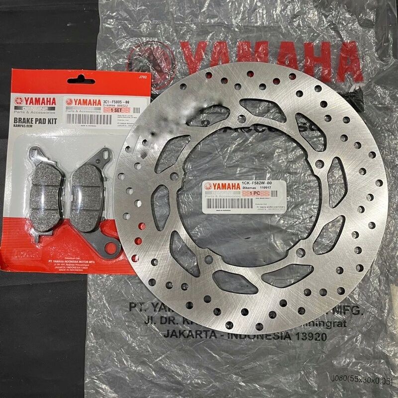 ดิสก์เบรกหน้าสําหรับ R15 Xabre Vixion R MT150 XSR 155CC เก่า + ผ้าเบรคหน้า 1CK