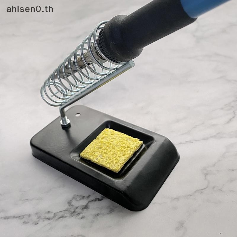 Ahlsen0 หัวแร้งบัดกรีโลหะสี่เหลี่ยมผืนผ้าขาตั้งฐาน Solder Support Station ที่ถอดออกได้ Soldering Iron ความปลอดภัยฐานป้องกัน th - รูปที่ 4