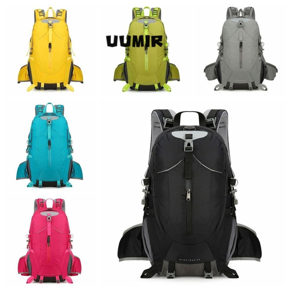 UUMIR Travel Rucksack, Nylon Large Capacity Hiking Camping Backpack, 40L Large กระเป๋าเดินทางปีนเขา