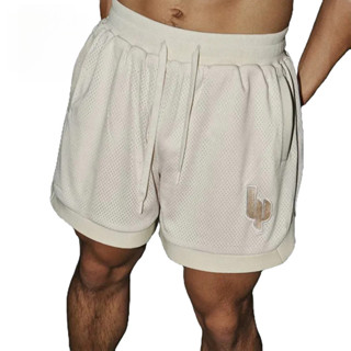 อเมริกันไฮสตรีทกีฬากางเกงขาสั้นฤดูร้อนย้อนยุคเรียบง่ายเย็บปั…