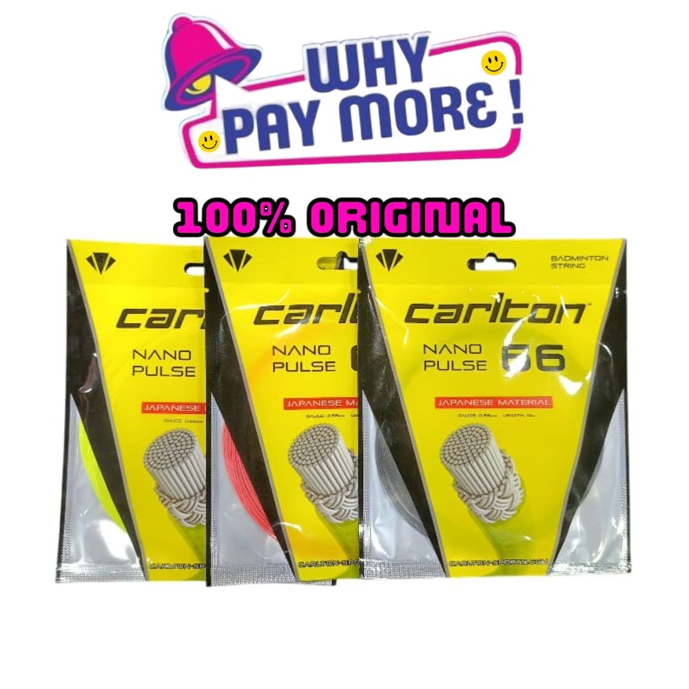 CARLTON สายแบดมินตัน Nano Pulse 66