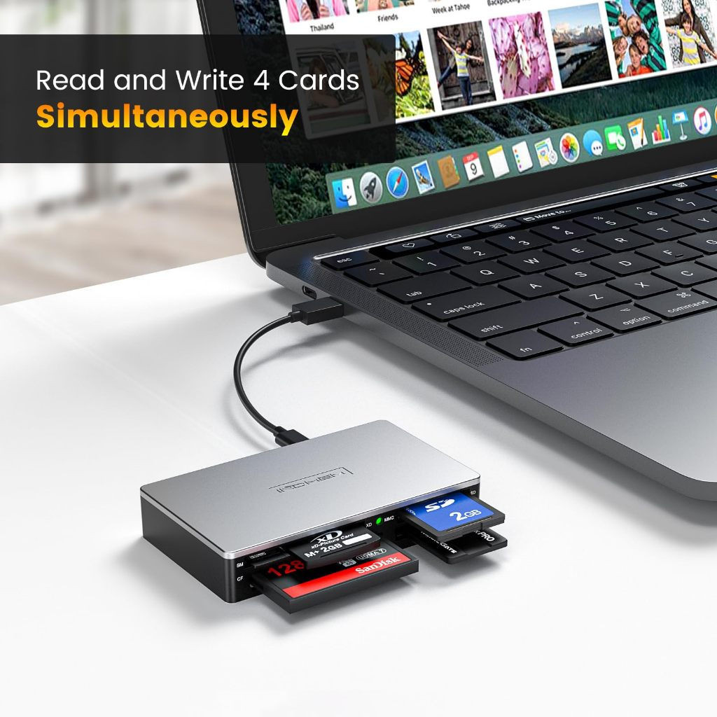 SmartMedia Card Reader Writer All-in-1 USB Universal Multi Card Adapter Slim Hub อ่าน Smart Media