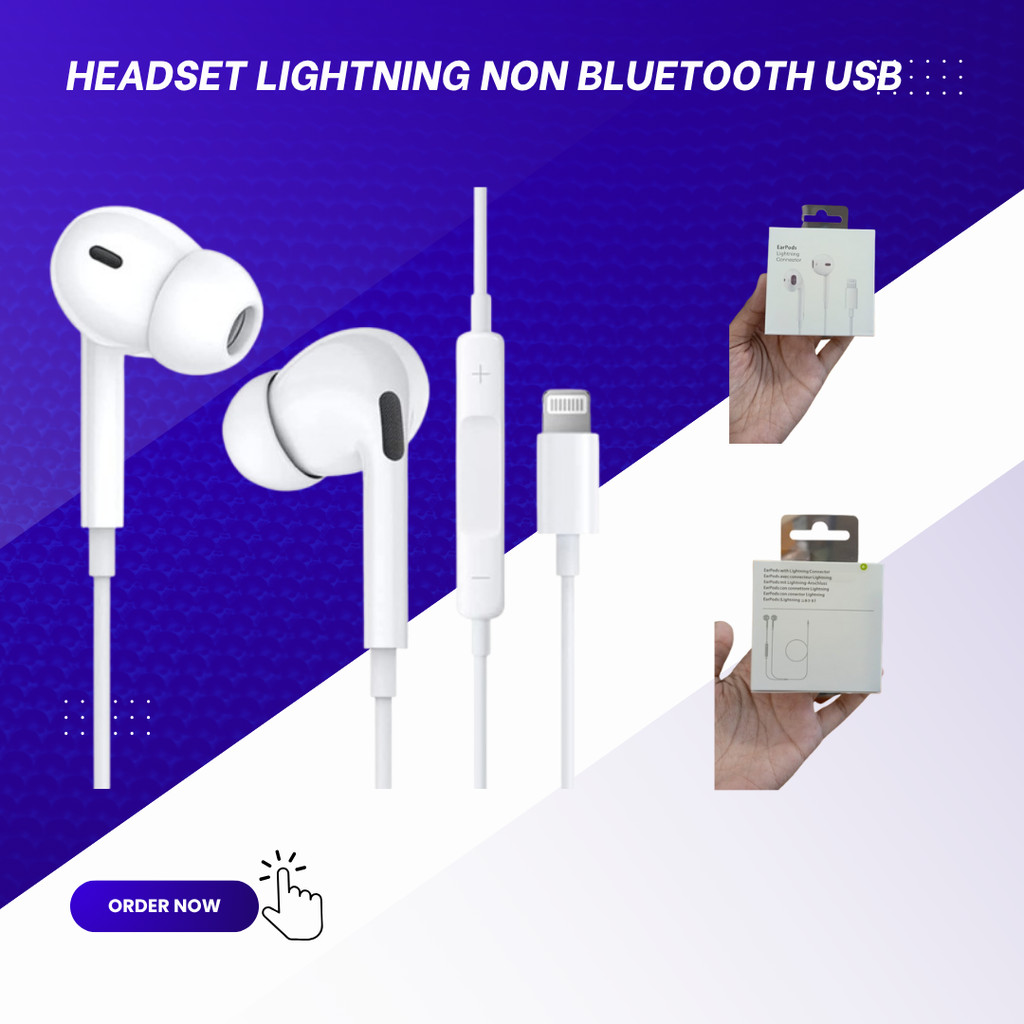 ชุดหูฟัง USB Lightning ไม่บลูทูธโดย Tab Watch Hub