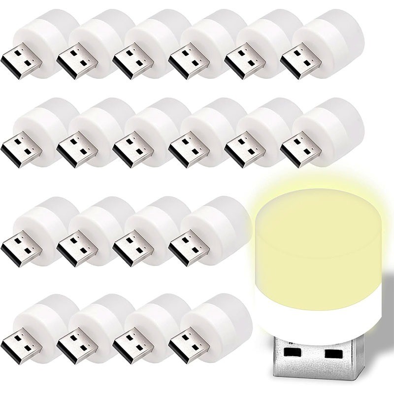 ไฟกลางคืน นํา ยูเอสบี 1ว / โคมไฟประหยัดพลังงานแบบพกพา / ห้องนอนข้างเตียงป้องกันดวงตาไฟอ่านหนังสือ