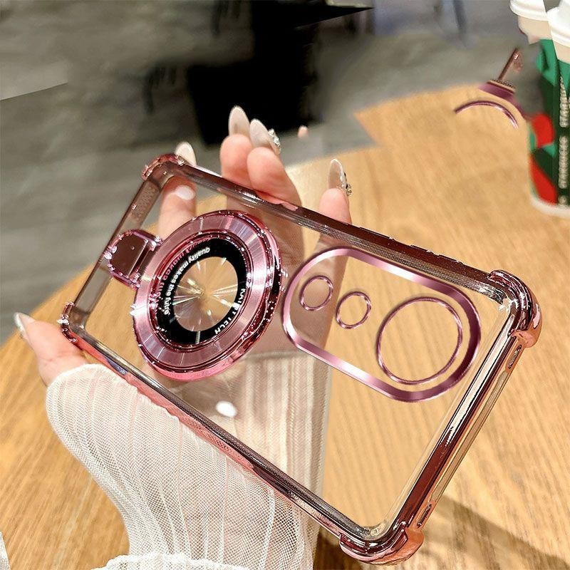 สําหรับ Vivo V50 Lite 4G 5G กรณีกันกระแทก Electroplated TPU Stand ฝาหลังเคสโทรศัพท์สําหรับ Vivo V50 