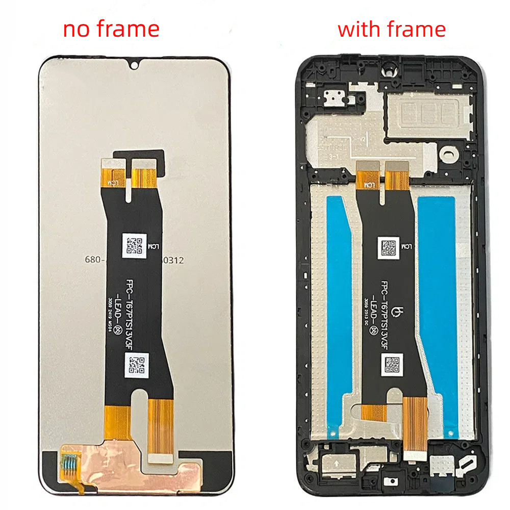 6.75 "สําหรับ ZTE ใบมีด A35 Z2453 จอแสดงผล LCD + กรอบ Touch Screen Digitizer Assembly Repair สําหรับ