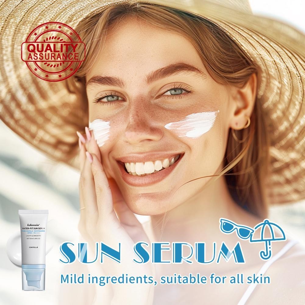 Lakerain Centella Centella Sunscreen Serum Brightening Tone Sunscreen Moisturizing 50ml E3B6