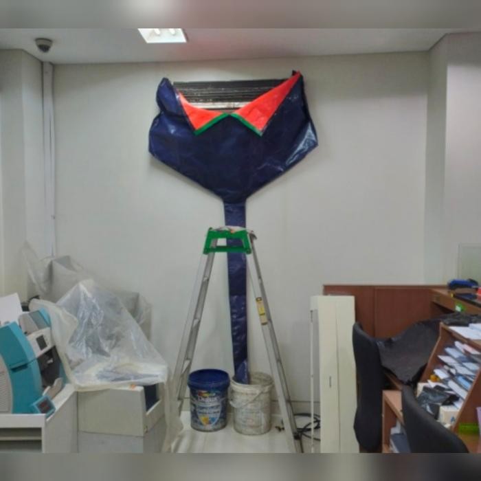 ผ้าใบพลาสติกครอบ AC / ผ้าใบกันฝน AC 1/2 pk_2pk