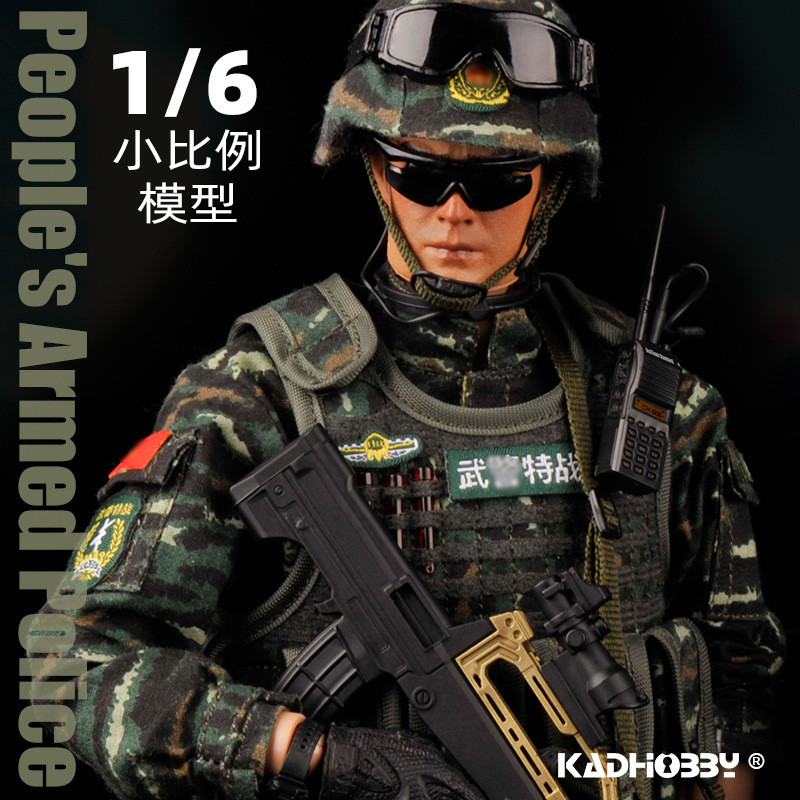 ฟิกเกอร์แอคชั่นเคลื่อนย้ายได้ขนาด 1/6 โมเดลทหารจีน PLA สำหรับภารกิจสันติภาพ ฟิกเกอร์ทหารกองกำลังพิเศษ