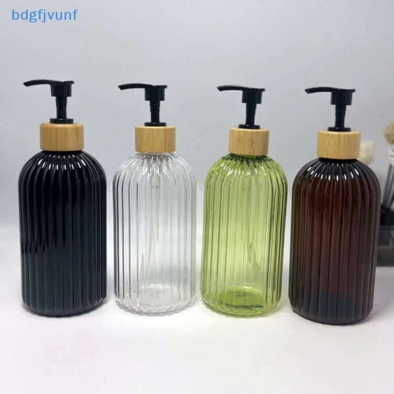BDGF 1PCS 500ml เครื่องจ่ายสบู่ปั๊มรีฟิลแชมพูขวดเปล่าห้องครัวห้องน้ํามือ Body Wash โลชั่นคอนเทนเนอร์ TH