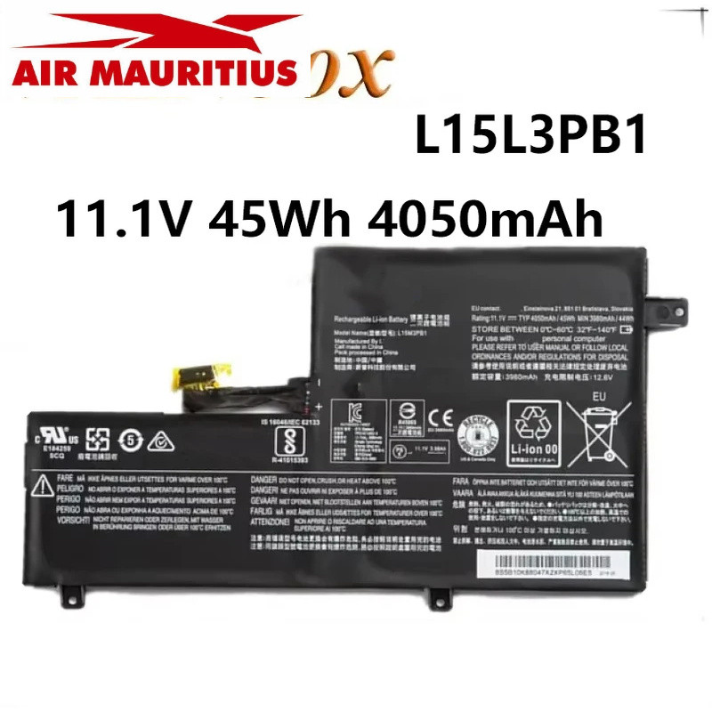 L15L3PB1 L15M3PB1 แบตเตอรี่แล็ปท็อป 11.1V 45Wh 4050mAh สำหรับ Lenovo IdeaPad N22 N22-20 N42-20 5B10K