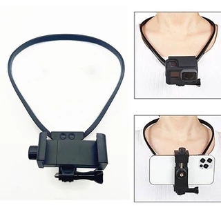 สายคล้องโทรศัพท์มือถือ ที่วางกล้อง GoPro ที่วางโทรศัพท์มือถือ สายคล้องคอ แขวนหน้าอก ถ่าย vlog มุมมองบุคคลที่หนึ่ง