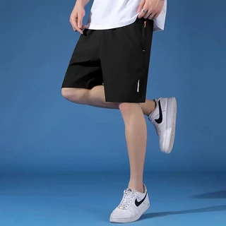 3PCS Men's Shorts with Zipper Beach Shorts Comfortable Drifit Shorts for Men
