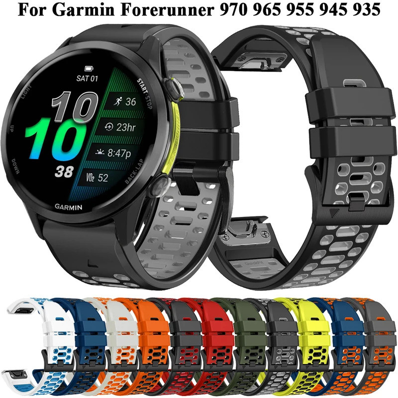 สำหรับสายรัดข้อมือ Garmin Forerunner 970 965 955 945 935 Quickfit 22mm 26mm Fenix 8 47mm 51mm 7X 7 6X 6 Pro 5X 5 Plus