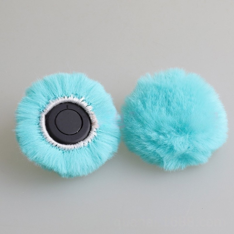 FA คุณภาพ Soft Artifical Furry กระจก Muff สําหรับ Q8 ปกไมค์ Ensures เสียงที่ชัดเจนกลางแจ้งสภาพแวดล้อ