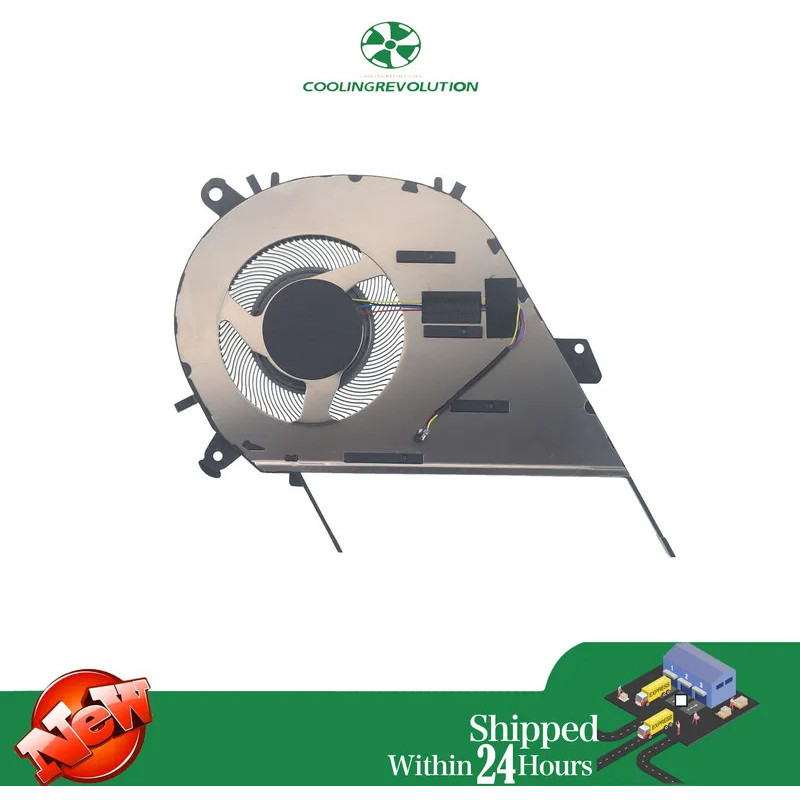 แล็ปท็อป CPU พัดลมระบายความร้อน BAPA1005R5HY006 DC5V 0.50A 4 พินสําหรับ ASUS Zenbook 14 Ultralight U