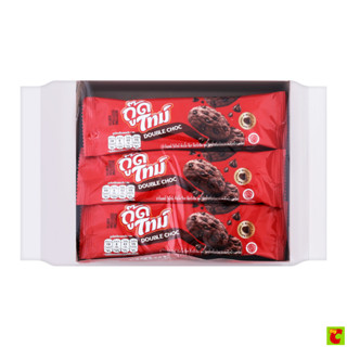 กู๊ดไทม์ คุกกี้รสช็อกโกแลตผสมช็อกโกแลตชิพ 22.7 ก. แพ็ค 12