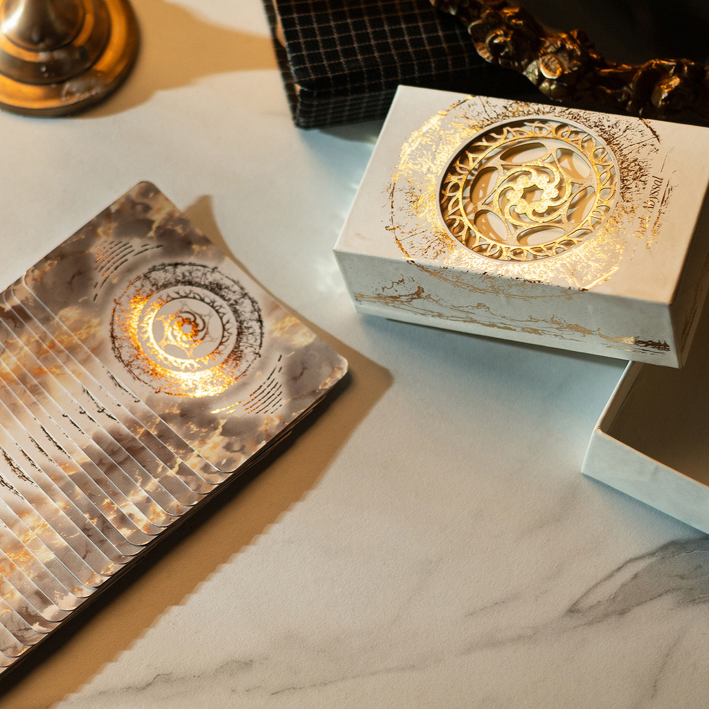 [ระดับไฮเอนด์] Black White Abyss Tarot Dark White Abyss Tarot