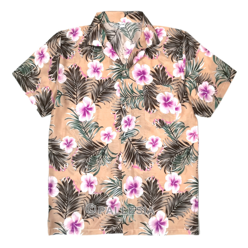 7 ไซส์ S-4XL, Pastel Tonor, Cream, เสื้อสงกรานต์, สวยหวาน, เสื้อฮาวาย(hw289)