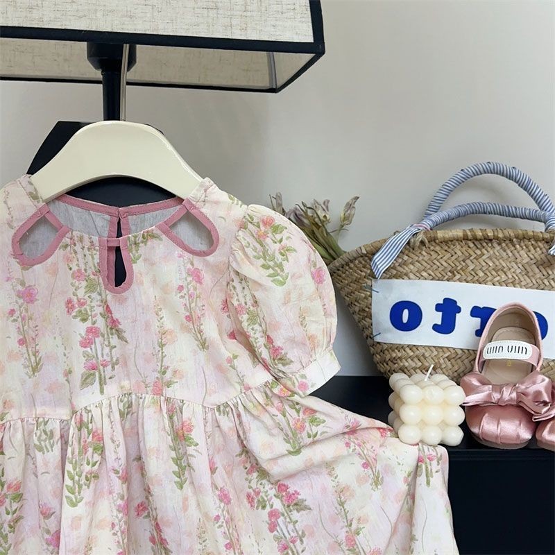 จุด สินค้าสาวแต่งตัวฤดูร้อนใหม่หวานกระโปรงดอกไม้กระโปรงยาวชุดเรียบง่าย - รูปที่ 5