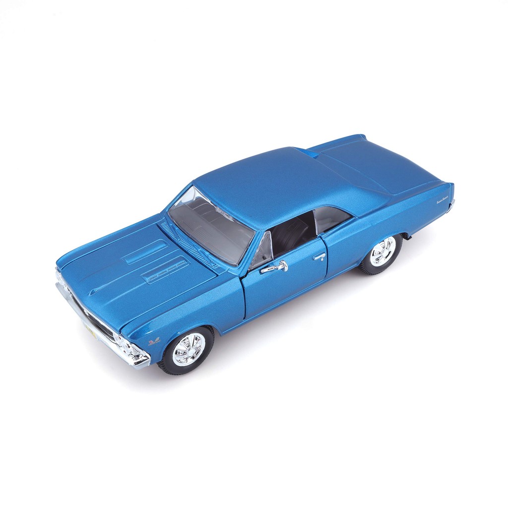 1966 Chevy Chevelle SS396, Blue - Maisto 31960-1/24 Scale Diecast Model Toy Car by Maisto