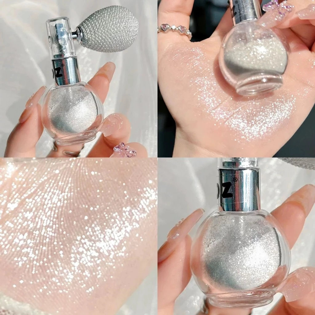 【Hillee ของแท้】Fragrance Loose Powder สเปรย์กลิตเตอร์ สเปรย์ผิวหน้าและผิวกาย แป้งกลิตเตอร์สําหรับการตั้งค่าแต่งหน้า thumbnail 4