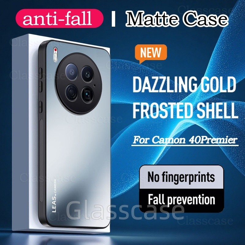 ปลอกสําหรับ Tecno Camon 40 pro premier 40pro 40premier Camon40pro Camon40premier Frosted พราวสี PC M