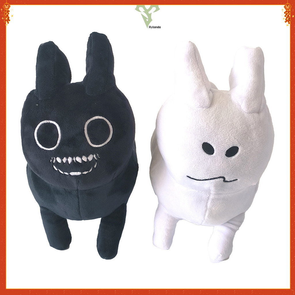 Rytanda Ro Blox Forsaken Gobby Plush สีขาวสีดํา Forsaken C00kidd Rblox ตุ๊กตาของเล่นนุ่มสําหรับแฟนขอ