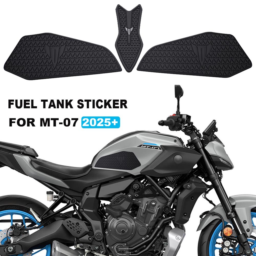 ใหม่สําหรับ mt 07 mt-07 MT07 2025 รถจักรยานยนต์ Pad Protector สติกเกอร์รูปลอกแก๊สเข่า Grip MT07 mt 0