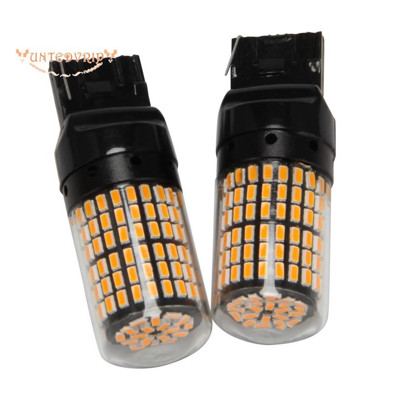 2 ชิ้น Super Bright Canbus T20 7440 W21W Wy21W 144-Smd ย้อนกลับไฟเลี้ยวไฟสัญญาณข้อผิดพลาดฟรีไม่มีแฟล