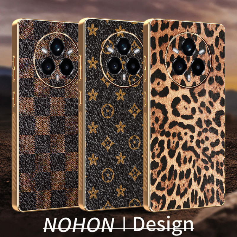 เคสโทรศัพท์หนังหรูหราสำหรับ Realme 15T 15 14T 14 C71 13 12 Pro Plus 12X C75 C67 C65 C63 C61 C53 C51 GT 7 6T 6 Note 50 5G 4G เรียลมี Case เคสกันกระแทกขอบเคลือบด้านหลัง