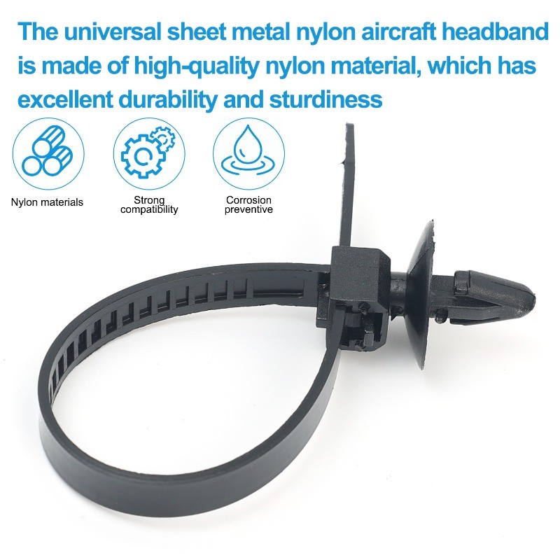 รัดสายไฟรถยนต์ - สายรัดยึดท่อทนทาน - สายรัดไนลอนแบบล็อคตัวเอง - การจัดการสายไฟสําหรับงานหนัก - สายรัดพยุงล็อคที่ปลอดภัย - รูปที่ 7