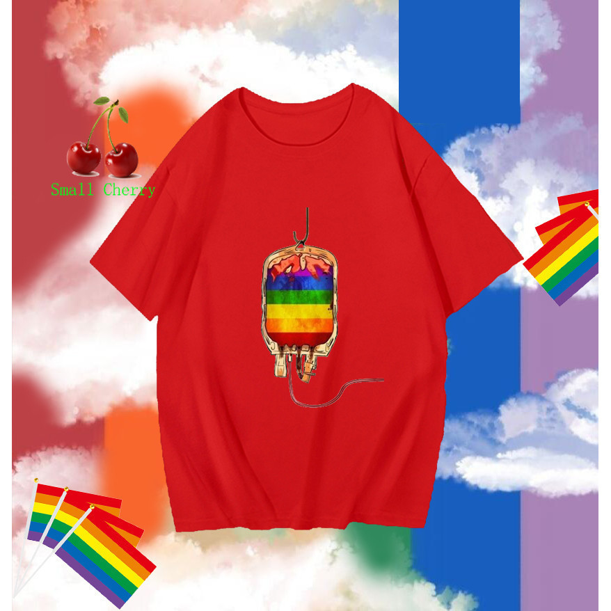 🏳‍🌈 Pride Month🏳‍🌈 2025เดือนแห่งความภาคภูมิใจ ธงสายรุ้ง LGBT Pride Month Rainbow Flag T-shirt