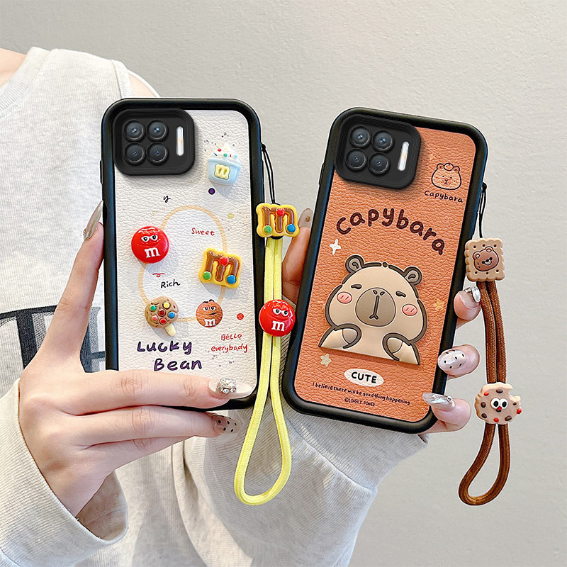 เคส oppo a93 4g เคสโทรศัพท์ลายหนังแฮนด์เมดสําหรับเคส ต่อต้าน ก93 - รูปที่ 2
