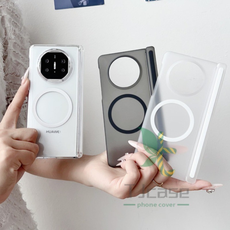 Slim Magnetic บานพับปลอก Vivo X Fold 3 X Fold 3 Pro Translucency/matte/clear Case