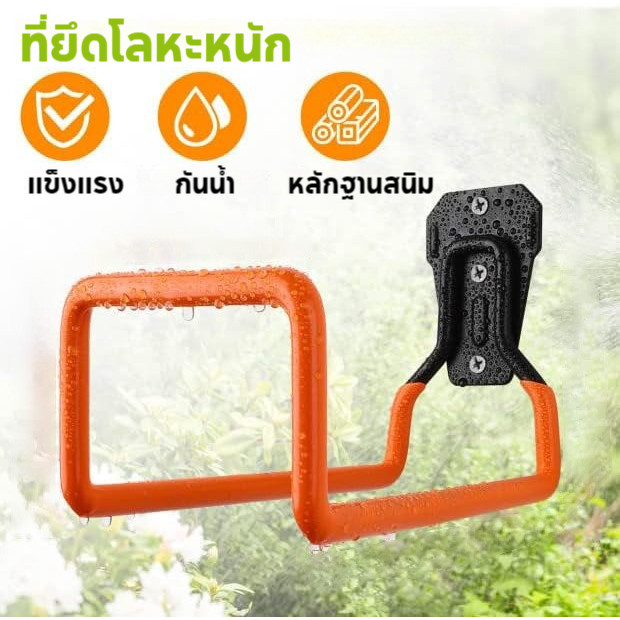 แท่นวางท่อน้ำโลหะหนักบ้านโรงรถติดผนังชั้นวางของท่อชั้นวางของท่อแขวนแขวนตกแต่ง