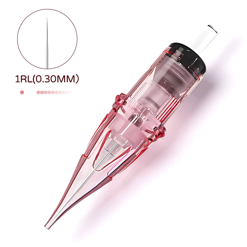 Available10PCS/boox Disposable Tattoo Cartridge 1/3RLT Taper 0.35MM Tattoo Machine เปลี่ยน PMU Eyebrow Lip อุปกรณ์ Accessiroes - รูปที่ 6