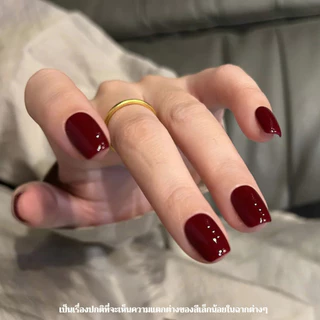 XEIJAYI 15มล--M083 น้ำยาทาเล็บสีแดงสไตล์เรโทร เงางาติดทนนาน เหมาะสำหรับงาน DIY ที่บ้านและร้านทำเล็บ