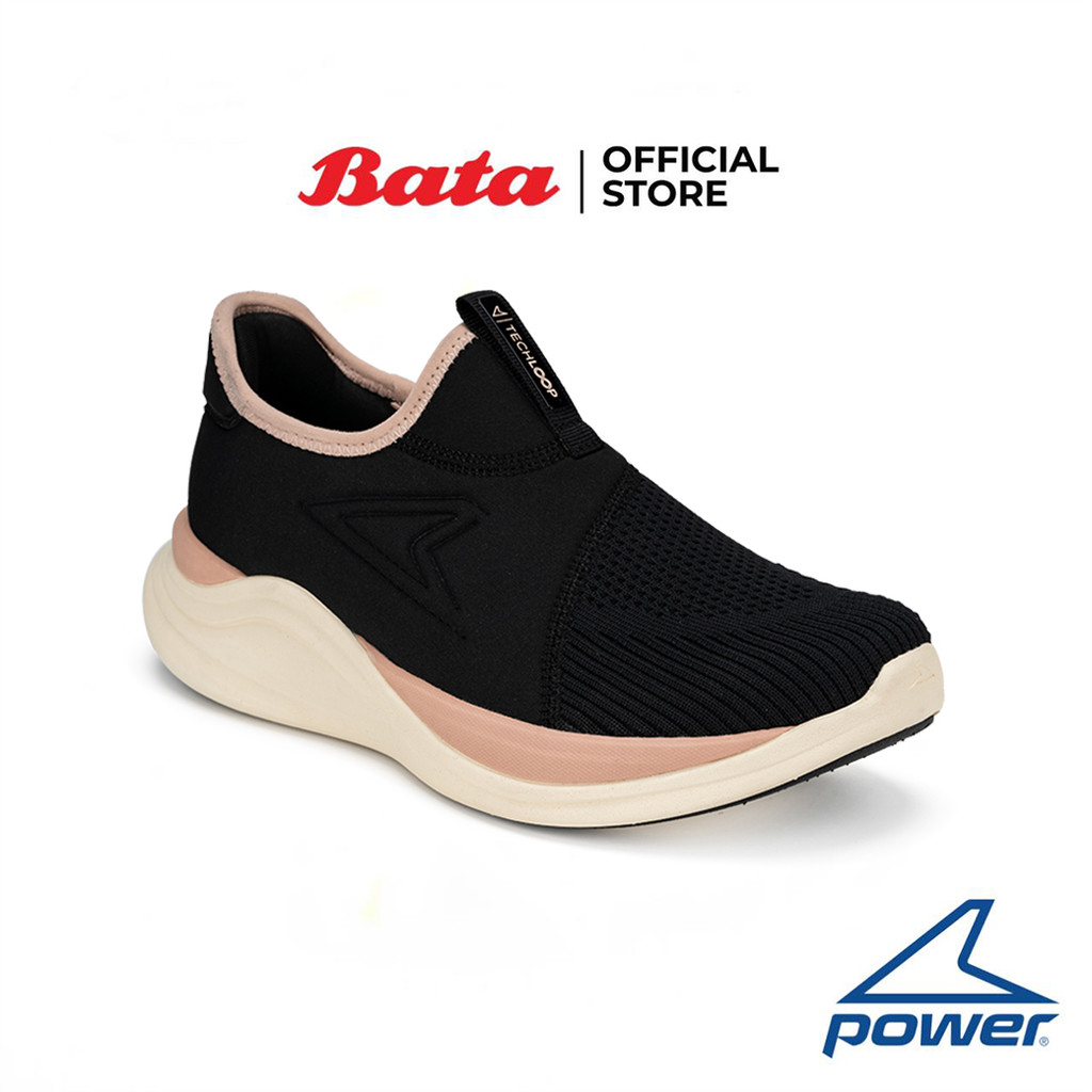 Bata บาจา Power รองเท้าเดินออกกำลังกาย แบบสวม สำหรับผู้หญิง รุ่น STAMINA WALK 300 สีดำ 5286159 สีม่วง 5289159