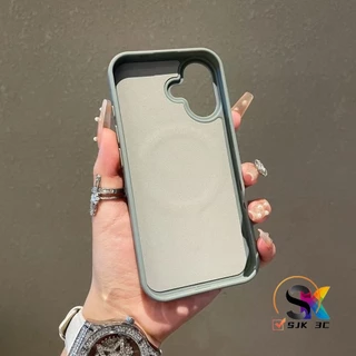 ซิลิโคนผิวด้าน เปลือกนิ่มแม่เหล็ก ไอพี 16 โปรแม็กซ์ เคสโทรศัพท์สําหรับ ไอโฟน 16 15 14 13 12 11 มือโปร สูงสุด 16 บวก 11ปลอกซิลิโคนกันกระแทกป้อ