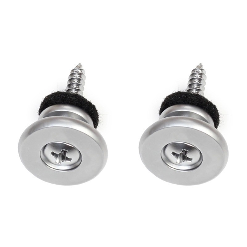 คุณ แพ็ค 2 สายกีต้าร์ล็อค Antislip กีตาร์ Pins ชิ้นส่วนกีตาร์ไฟฟ้ากีตาร์ชุดอุปกรณ์เสริมสายรัดโลหะล็อคสําหรับ G - รูปที่ 2