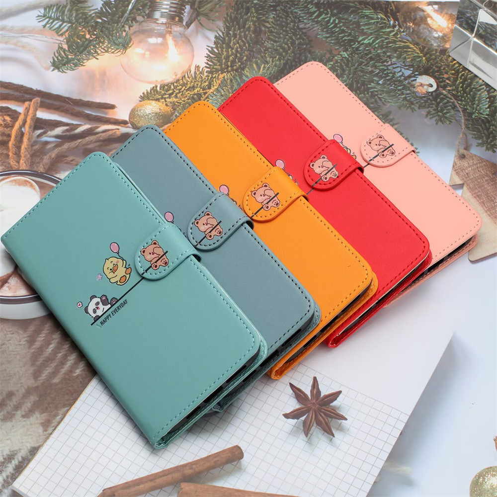 เคส ซัมซุง Case for Samsung Galaxy A06 A07 A17 A56 A36 A26 A16 A55 A35 A25 A15 A54 A34 A14 A53 A33 A23 A13 A04 A04s A52 4G A52s A32 A22 A12 5G เคสมือถือหนังกันกระแทกฝาพับพร้อมช่องใส่บัตร Flip Wallet Phone Case with Card Pocket Slots ซองมือถือ