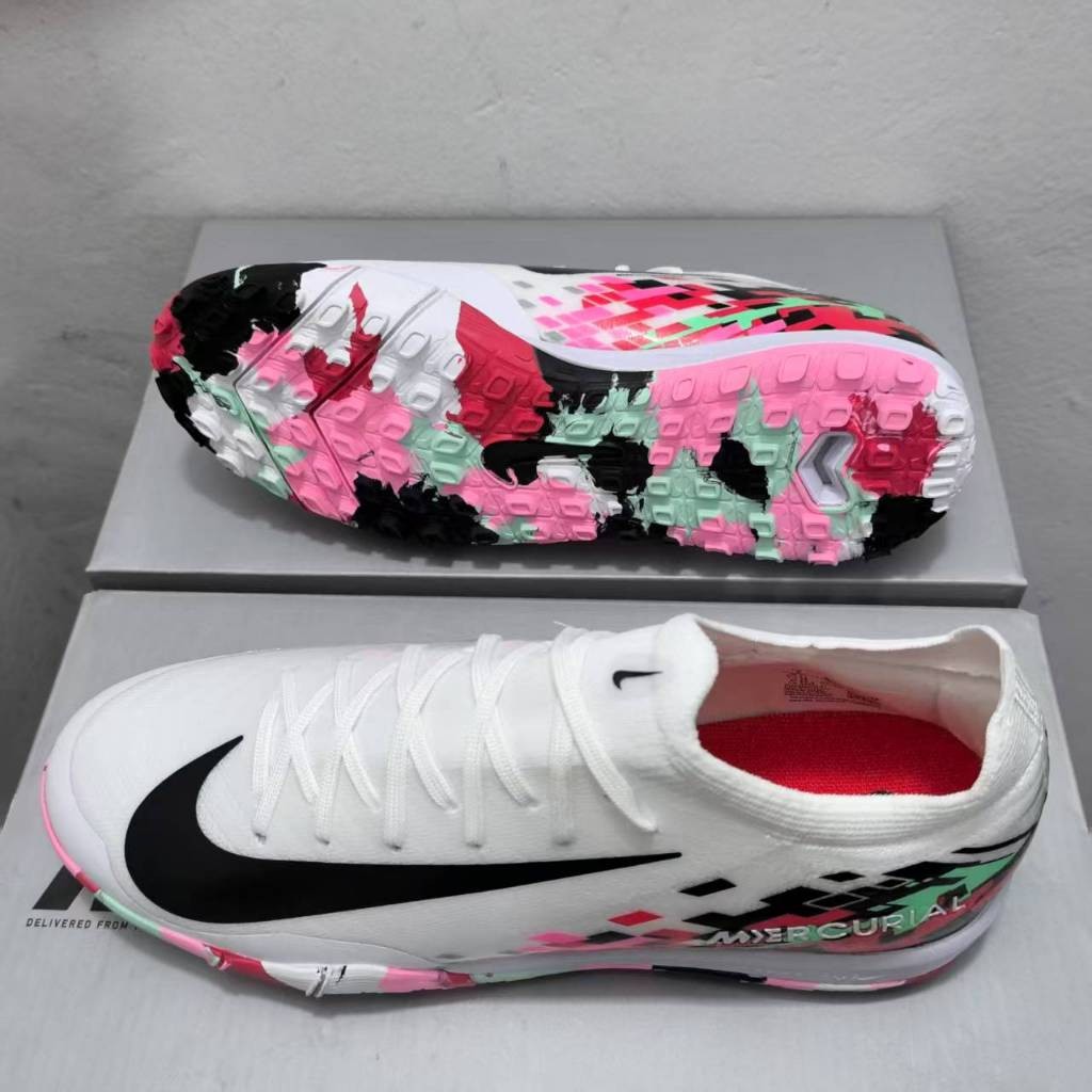 Kasut Bola Sepak Air Z00M MERCURIAL Vapor XVI Elite TF 36-45 ผู้ชายรองเท้าฟุตบอลถักกลางแจ้ง Anti-Sli